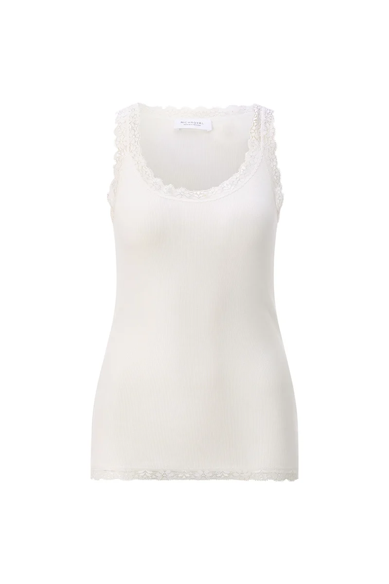 Lace Top, pearl white