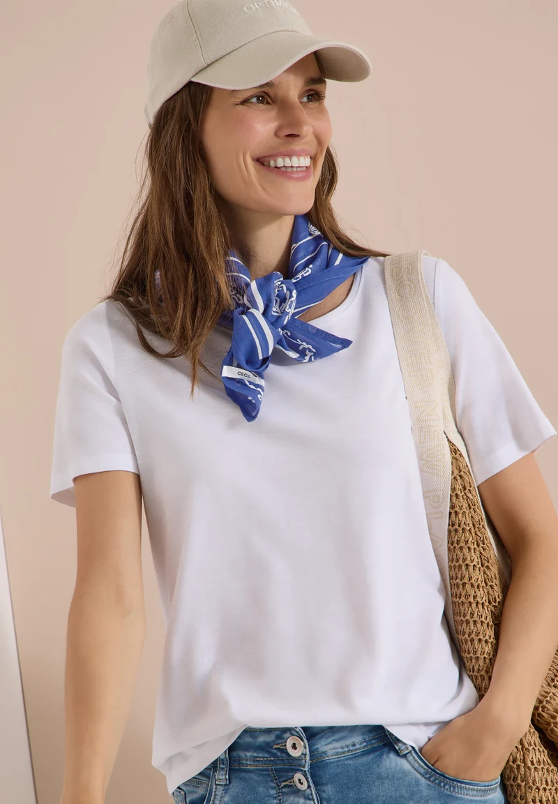 Paisley Print Bandana, deep river blue