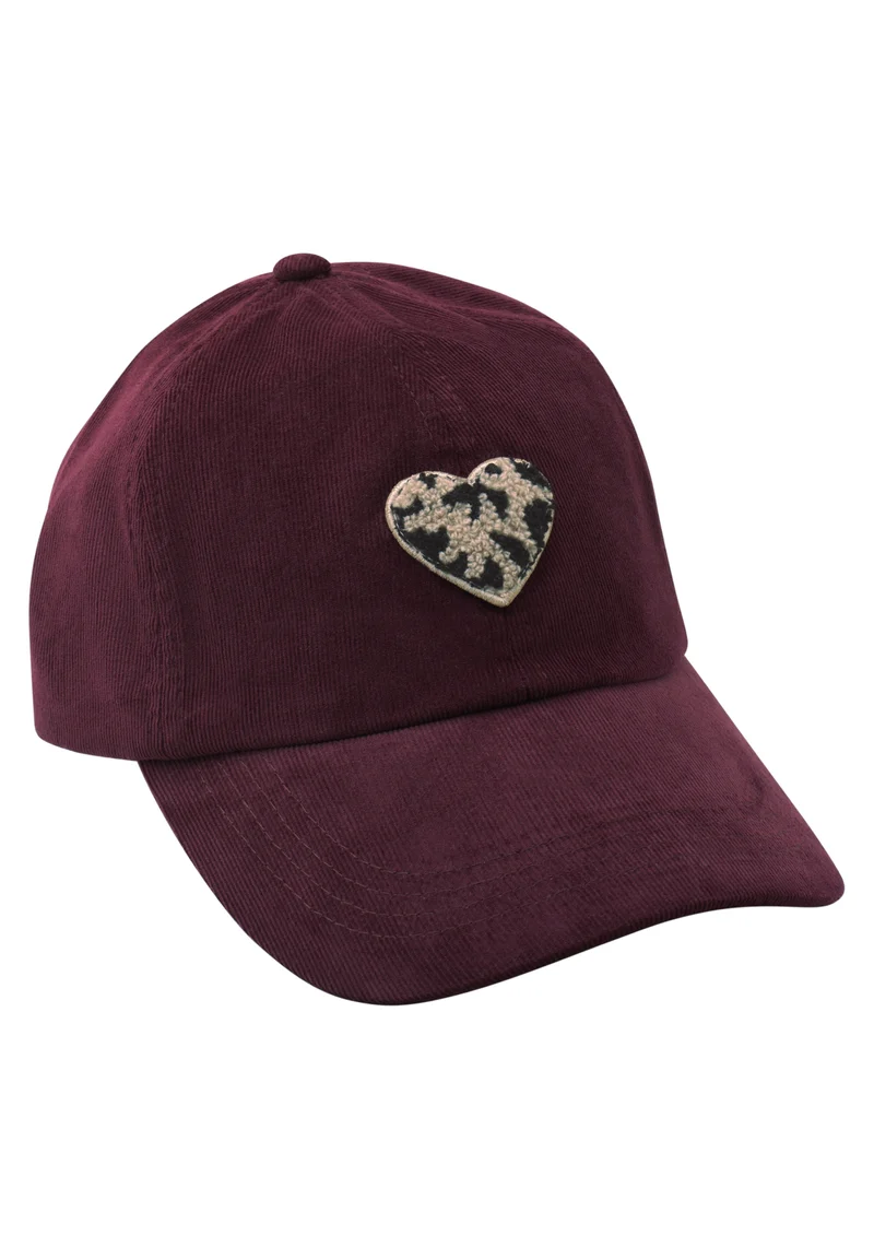 Studio_Fine Corduroy Cap with, very berry