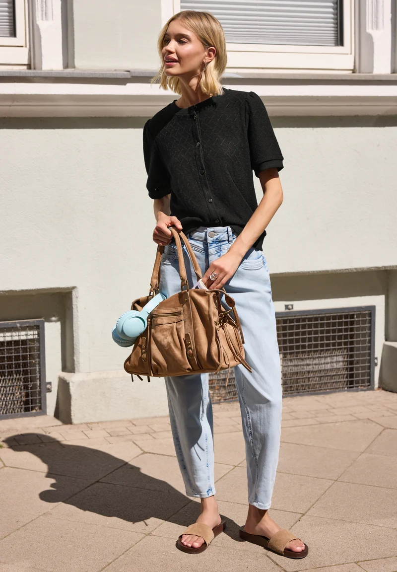 Studio_Short structure jacket, Black