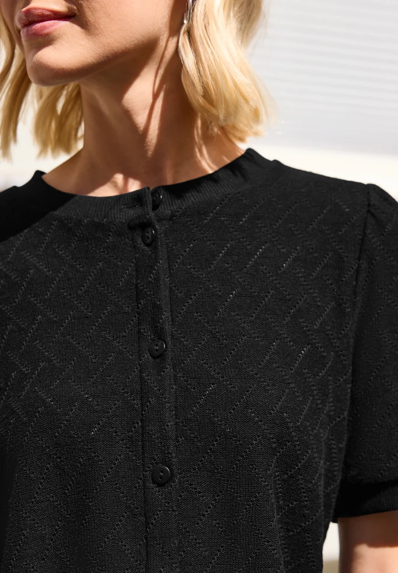 Studio_Short structure jacket, Black