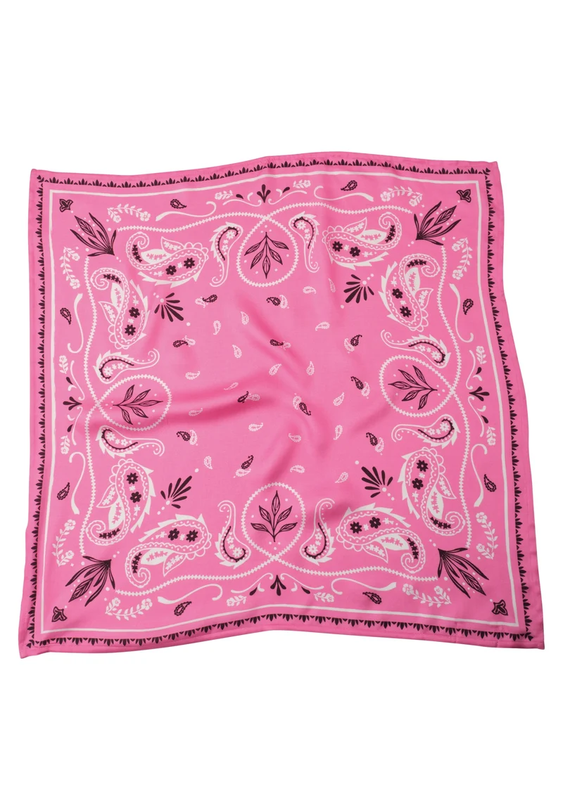 Studio_Printed Nicki Satin Squ, simply pink