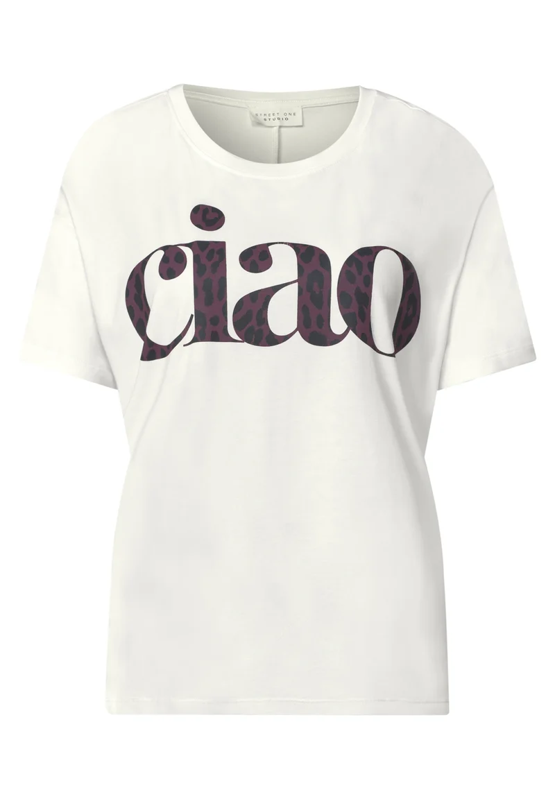 Studio_CIAO partprint shirt, off white