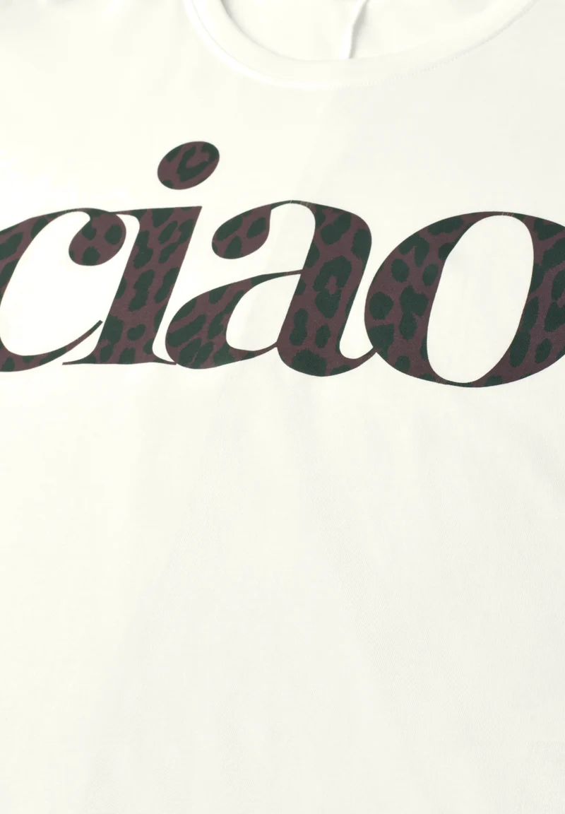 Studio_CIAO partprint shirt, off white