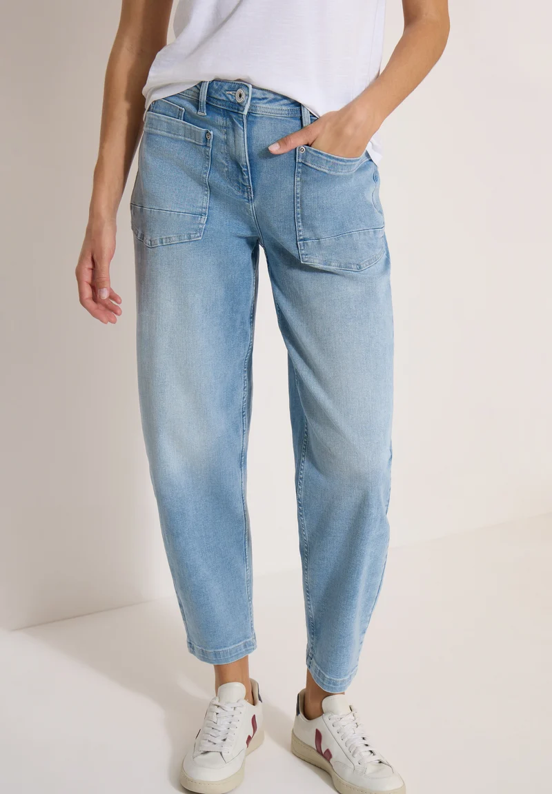 Style TOS Scarlett BARREL Ligh, light blue used wash
