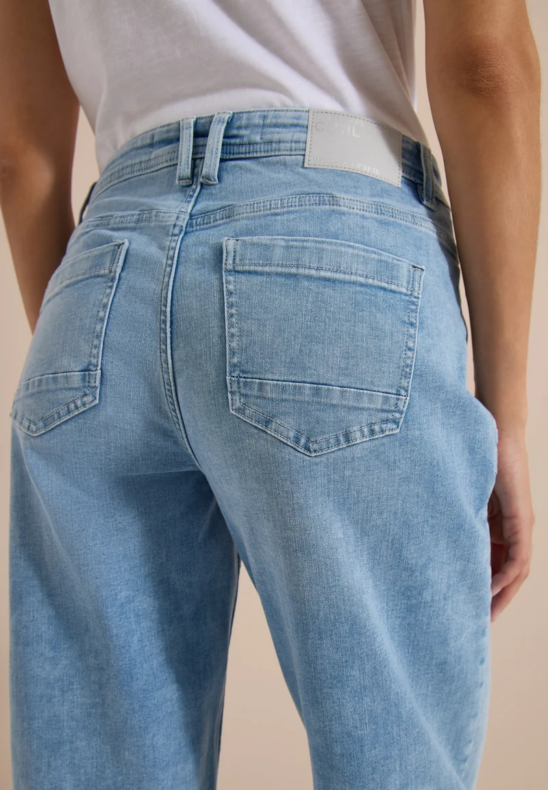Style TOS Scarlett BARREL Ligh, light blue used wash