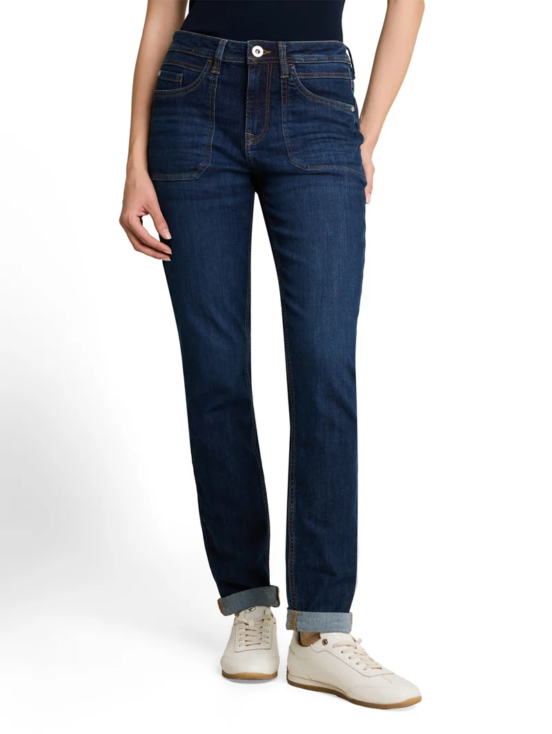 TTMAYA TAPERED, Clean Dark Stone Blue Denim