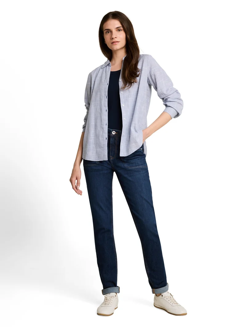 TTMAYA TAPERED, Clean Dark Stone Blue Denim