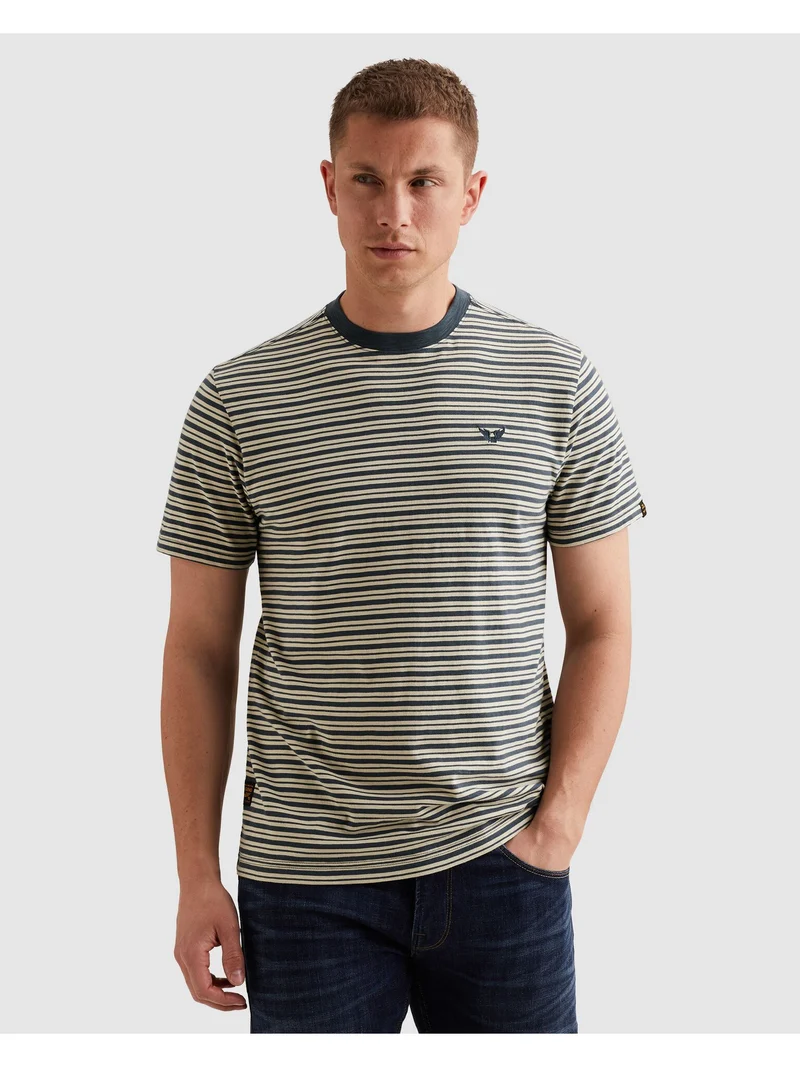 Short sleeve r-neck yd stripe jers, Sargasso Sea
