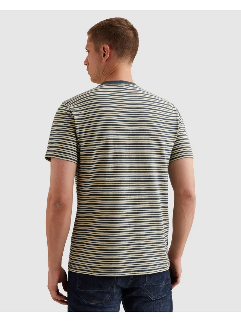 Short sleeve r-neck yd stripe jers, Sargasso Sea