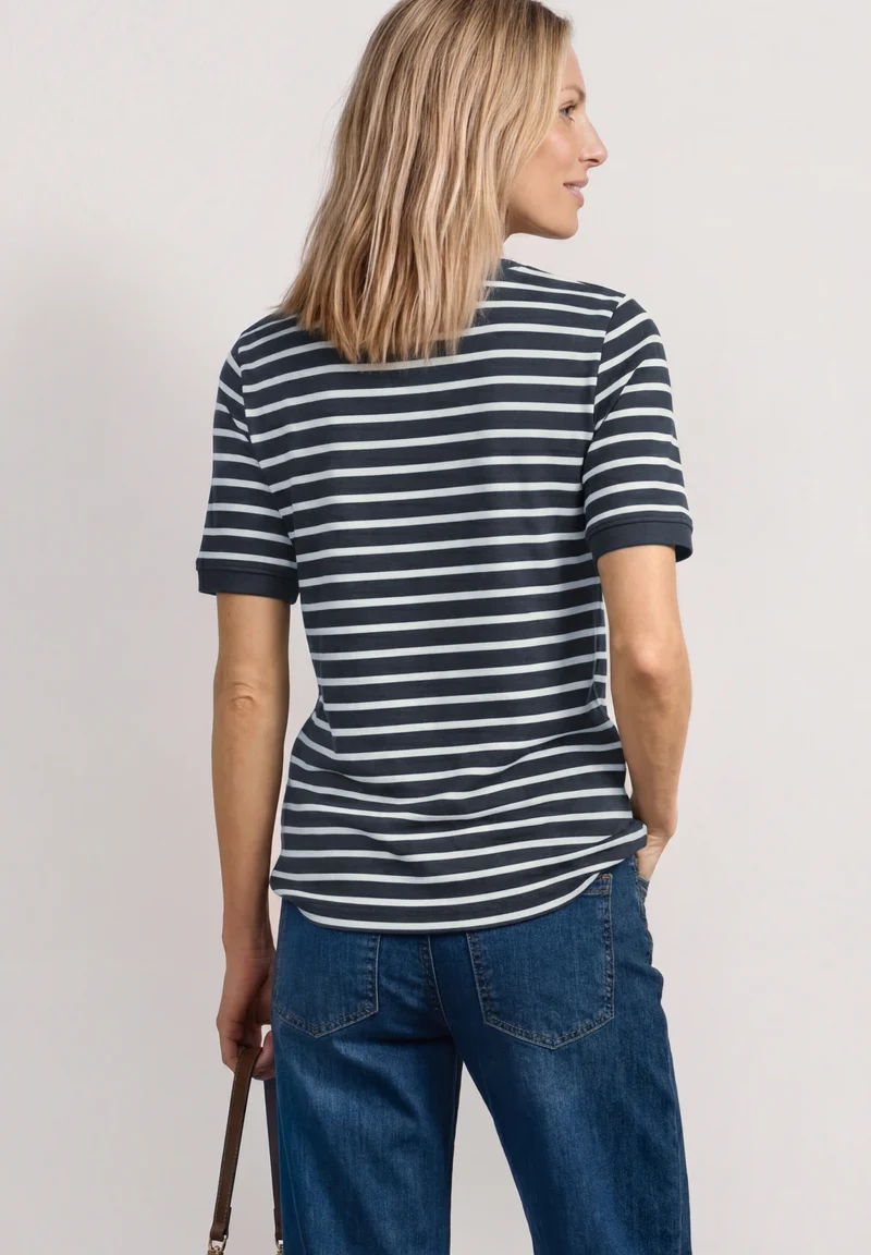 basic yds u-boat shirt, darkest blue