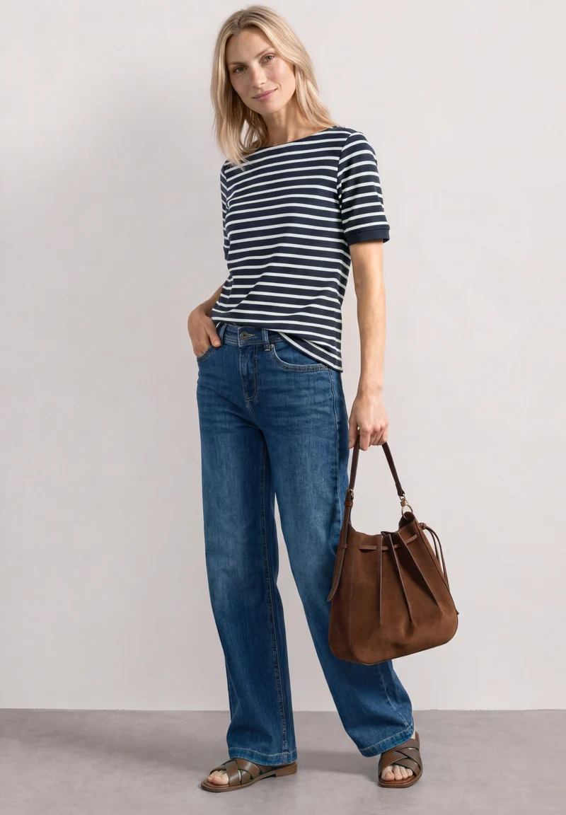 basic yds u-boat shirt, darkest blue