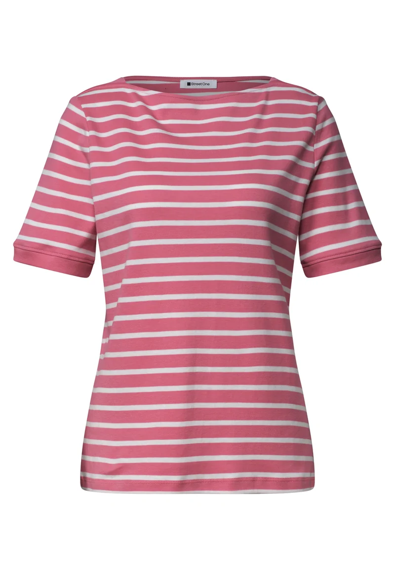 basic yds u-boat shirt, blush berry