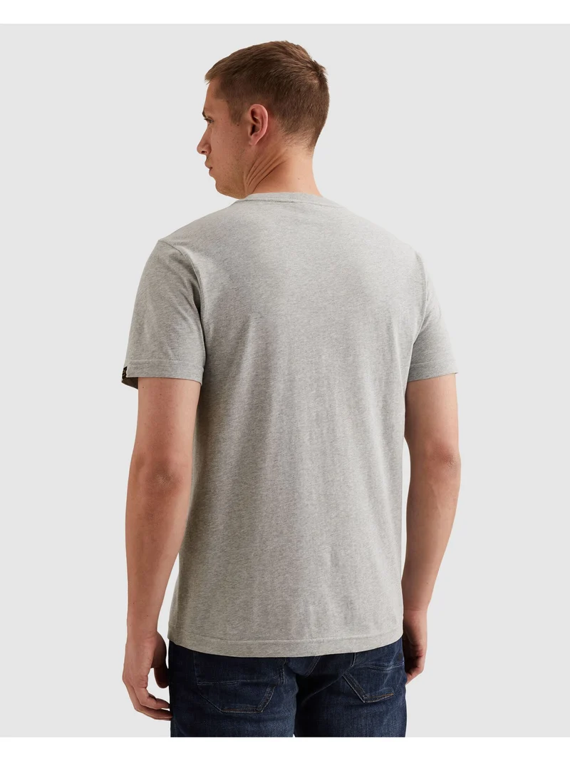 Short sleeve r-neck play single je, Mid Grey Melee