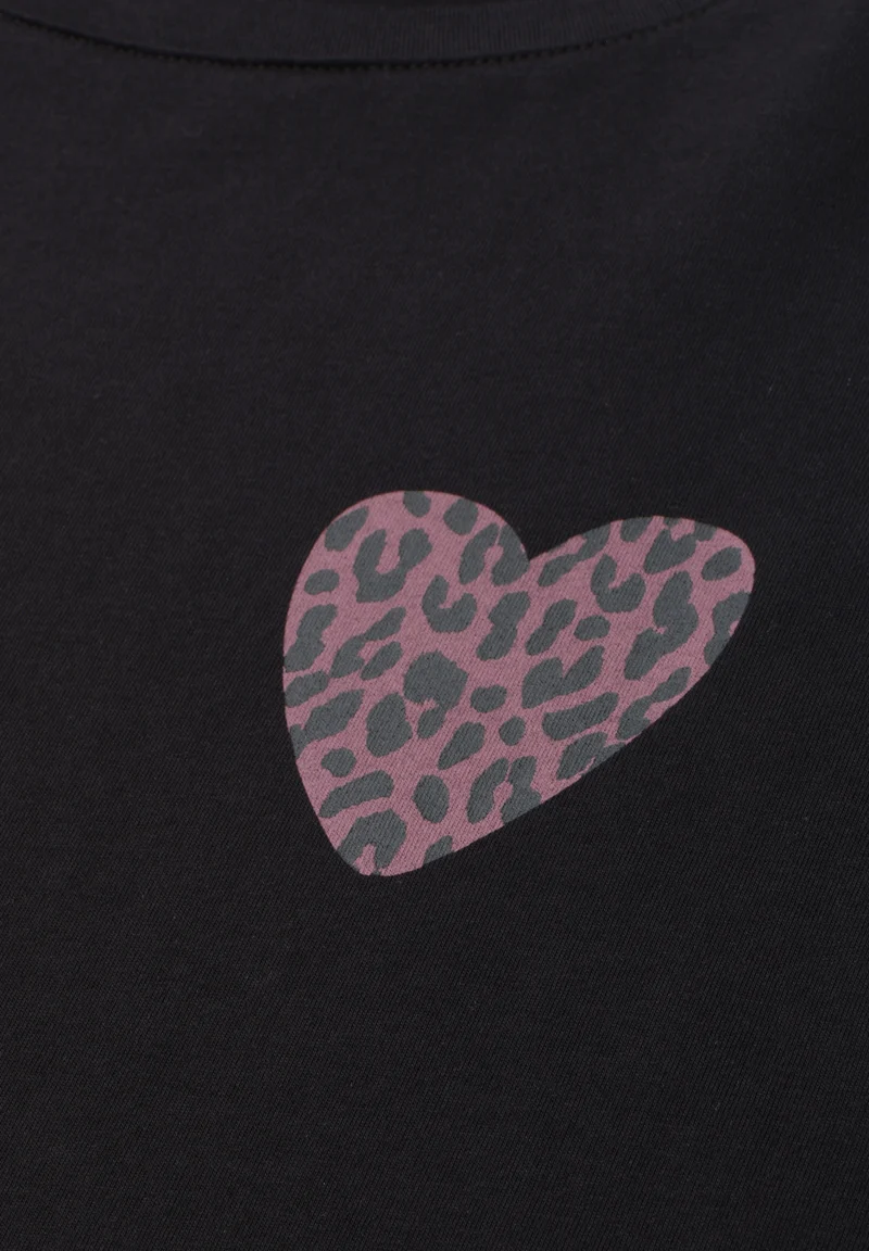 LTD QR Studio_Shirt w.printed, Black