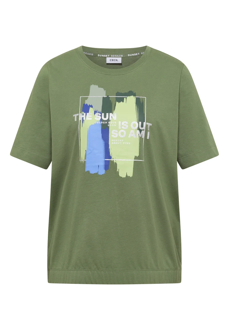 Multicolor FP T-Shirt, deep matcha green