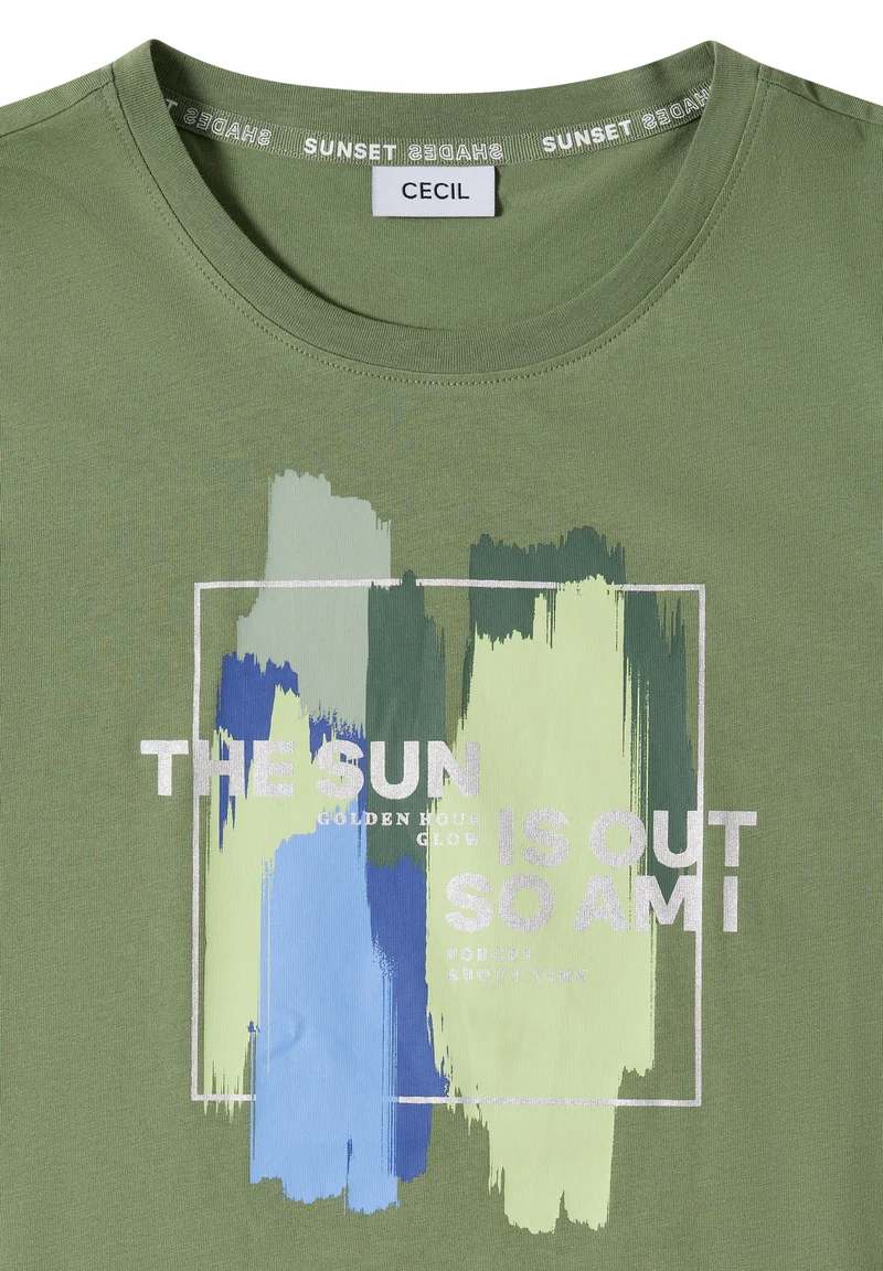 Multicolor FP T-Shirt, deep matcha green