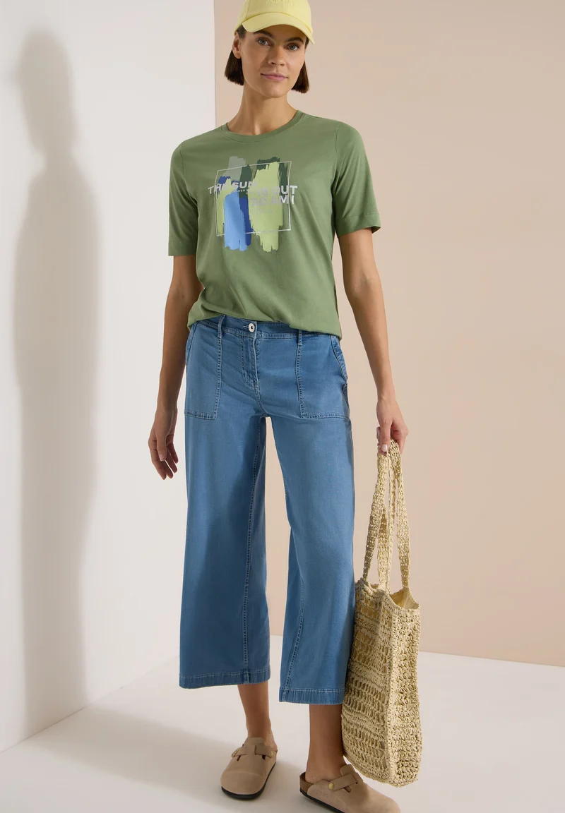 Multicolor FP T-Shirt, deep matcha green