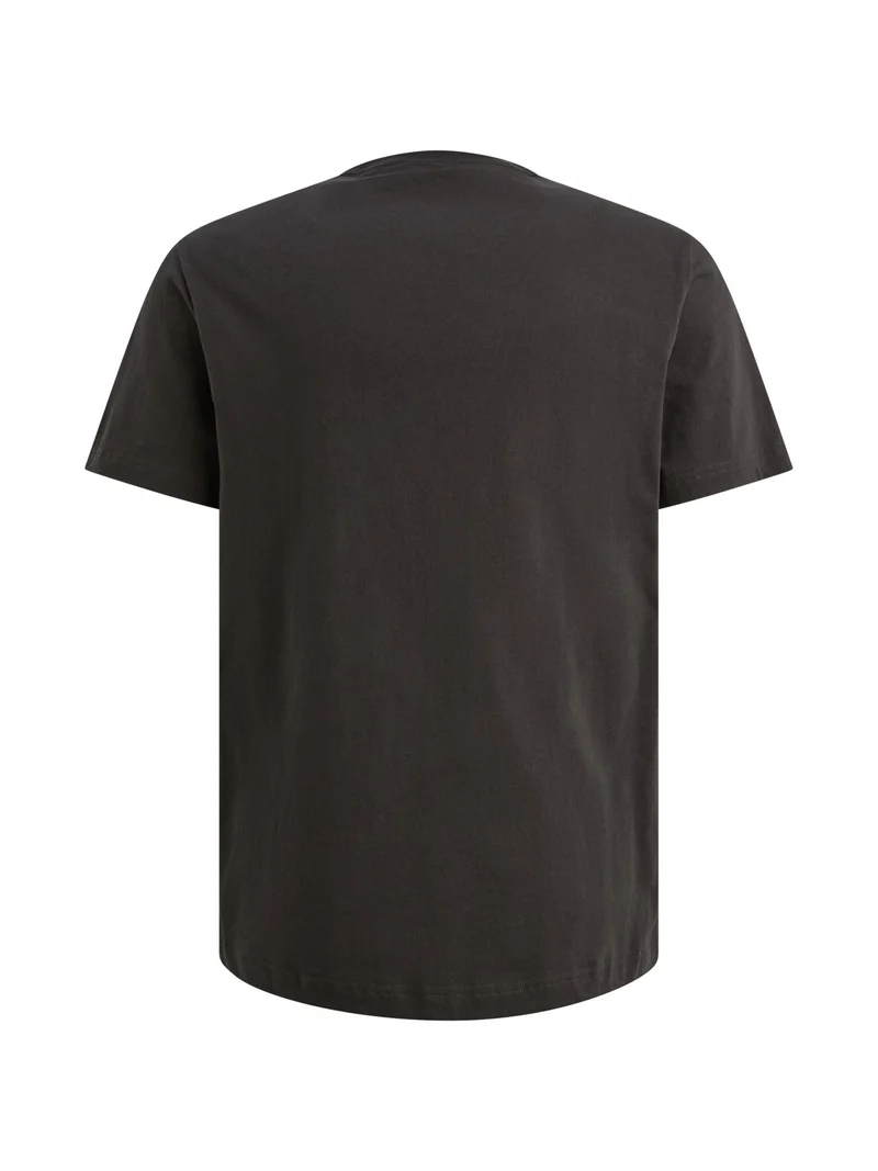 Short sleeve r-neck open end jerse, Obsidian