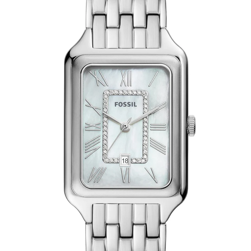 Fossil Raquel damen Uhr Silber ES5306