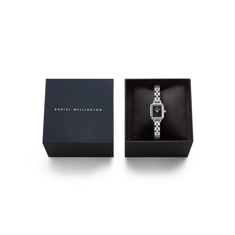 Daniel Wellington Petite & Quadro Mini Arch Black Women's Watch DW00100845