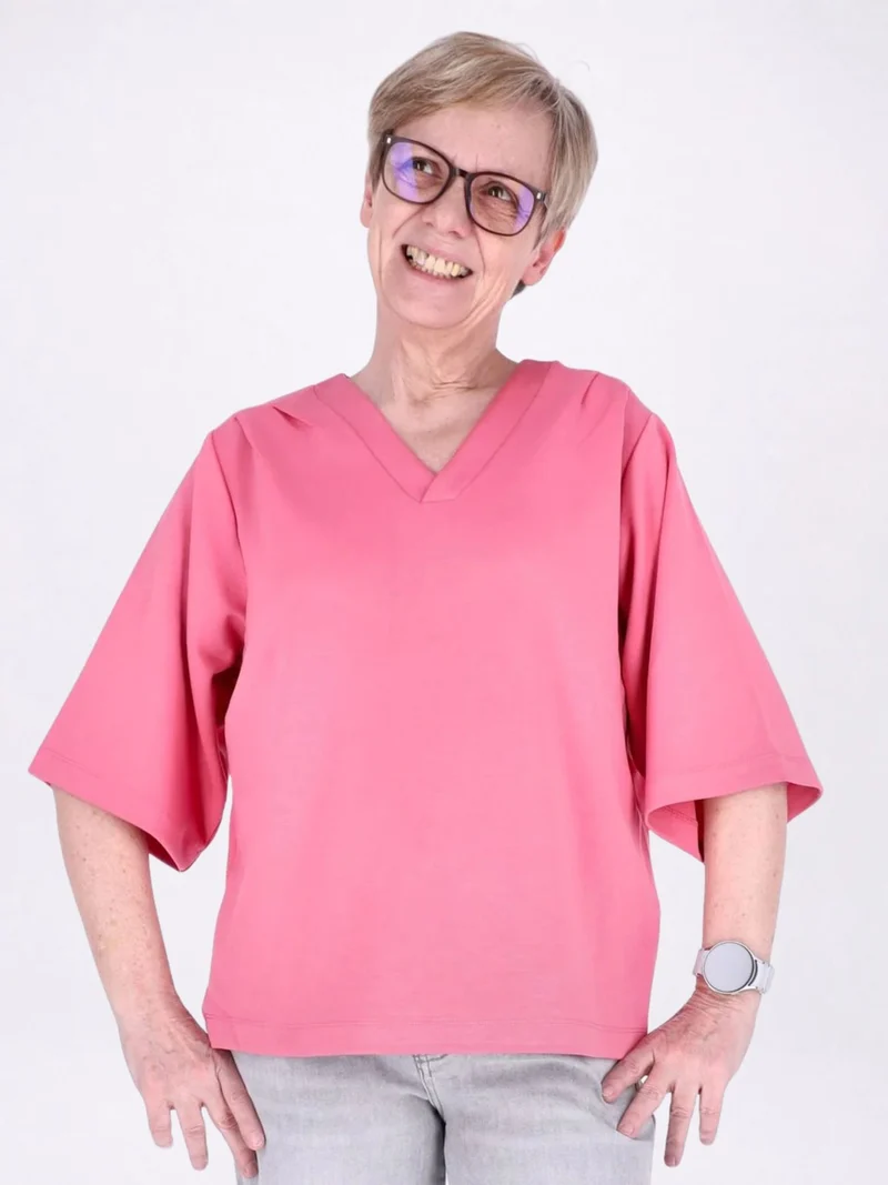 Soyaconcept Damen Shirt V-Ausschnitt
