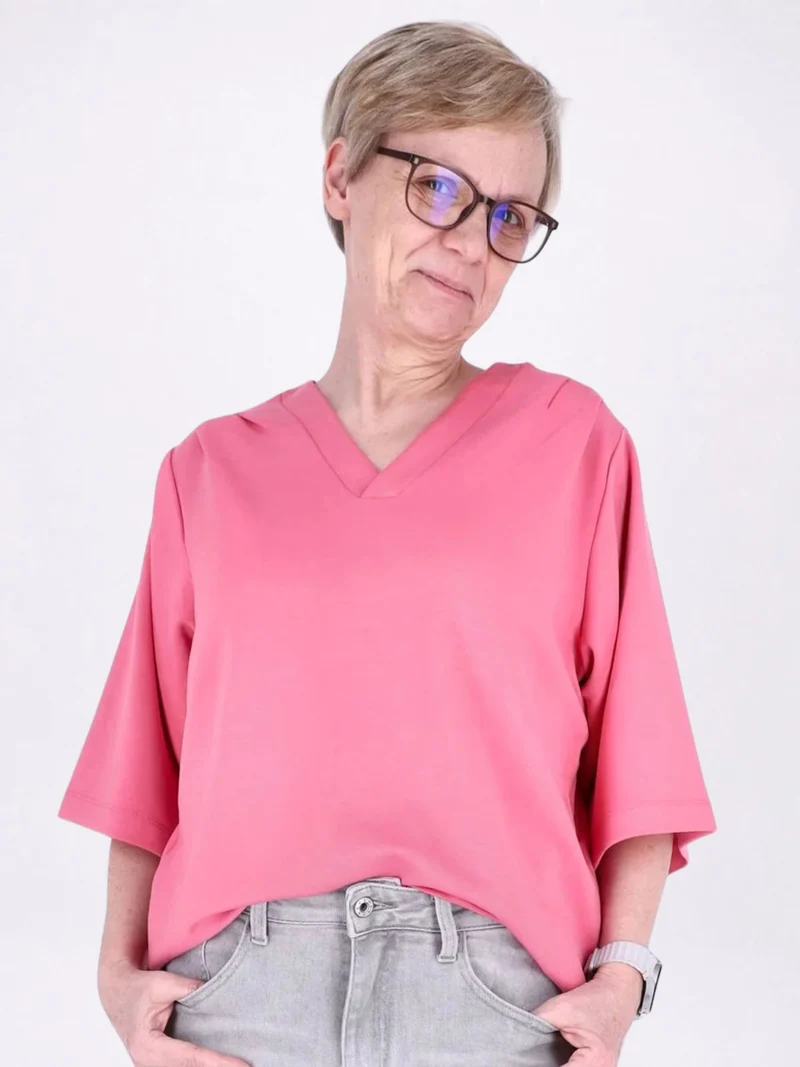 Soyaconcept Damen Shirt V-Ausschnitt