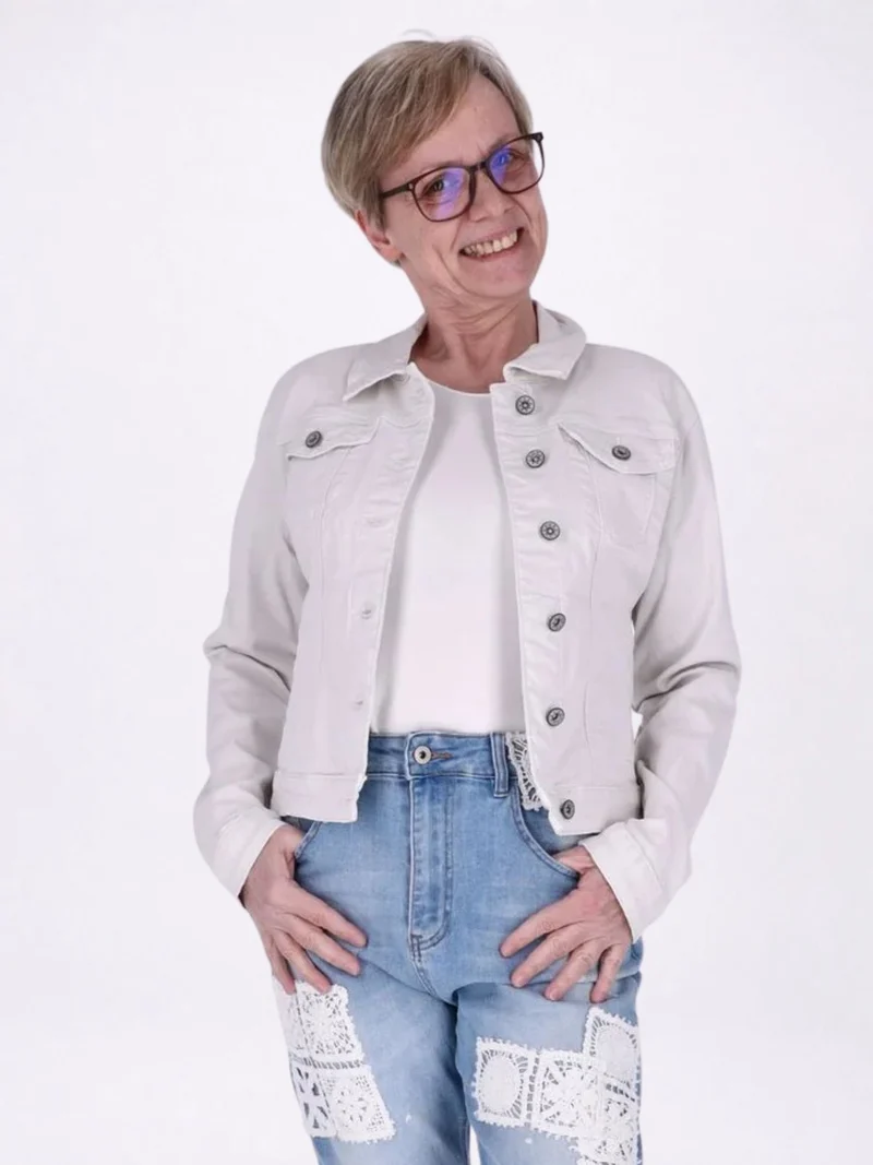 Splash of Color Damen Jeansjacke