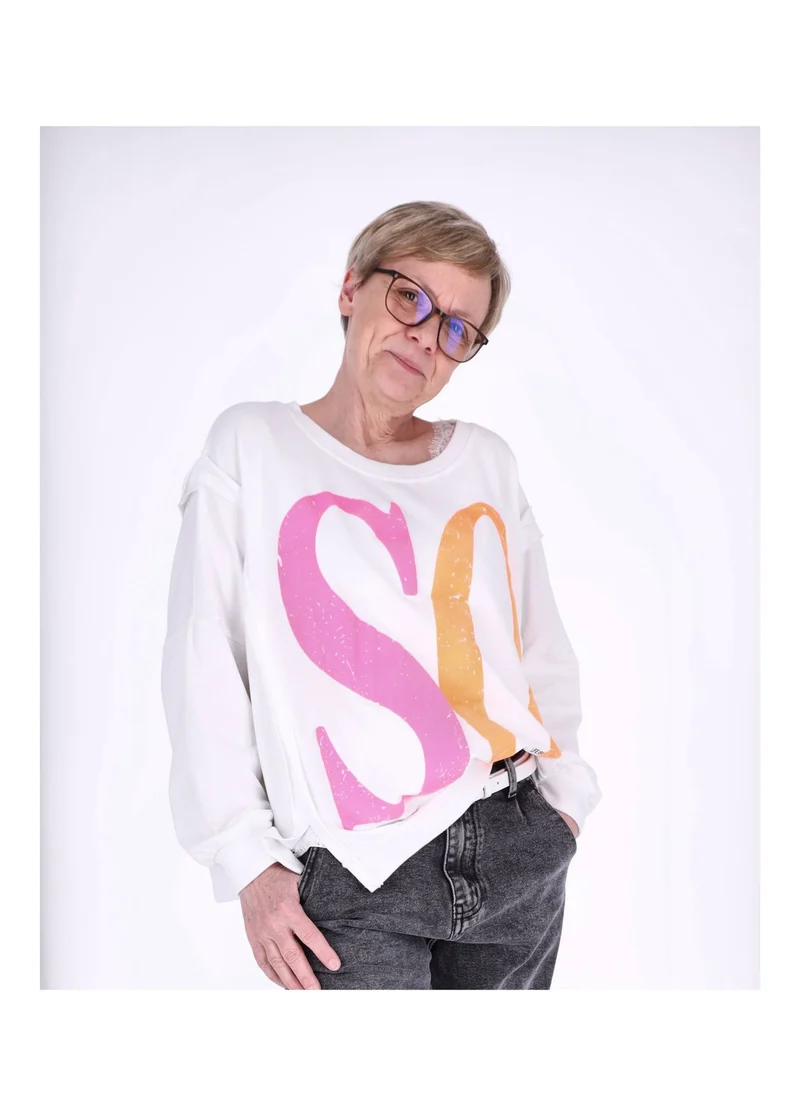 Splash of Color Damen Sweatshirt Oversize