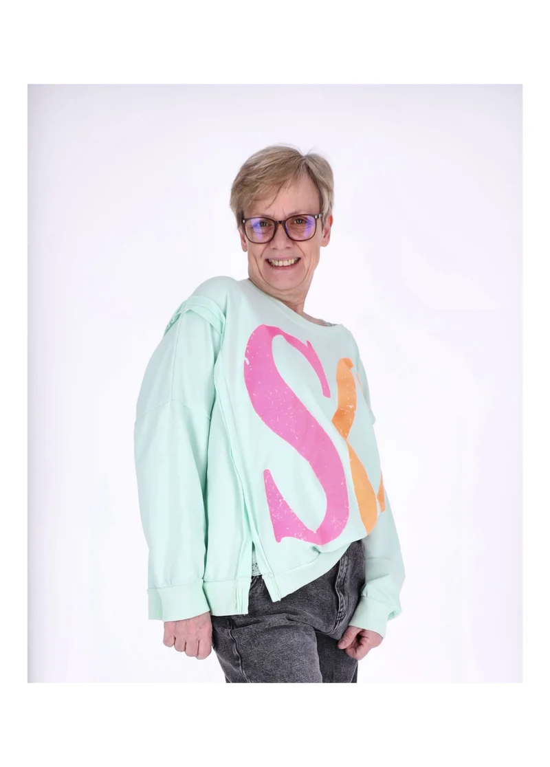 Splash of Color Damen Sweatshirt Oversize