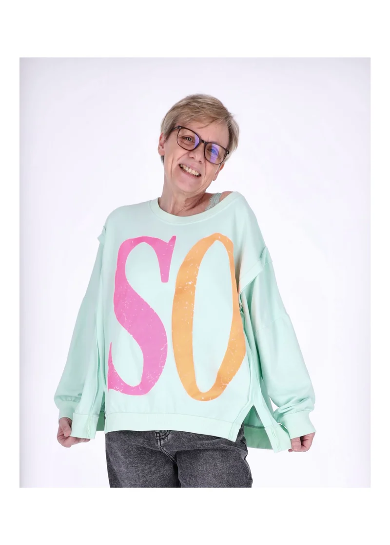 Splash of Color Damen Sweatshirt Oversize
