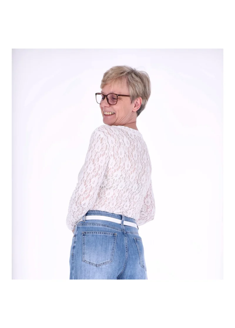 Splash of Color Spitzenshirt Damen