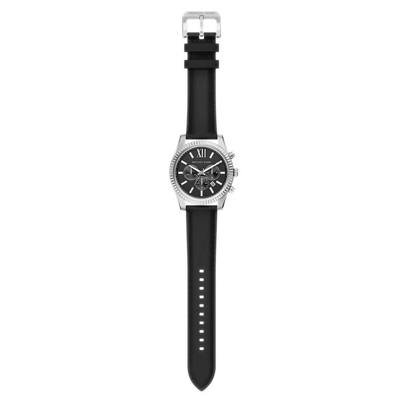 Michael Kors Lexington Round Black Dial Watch MK9256