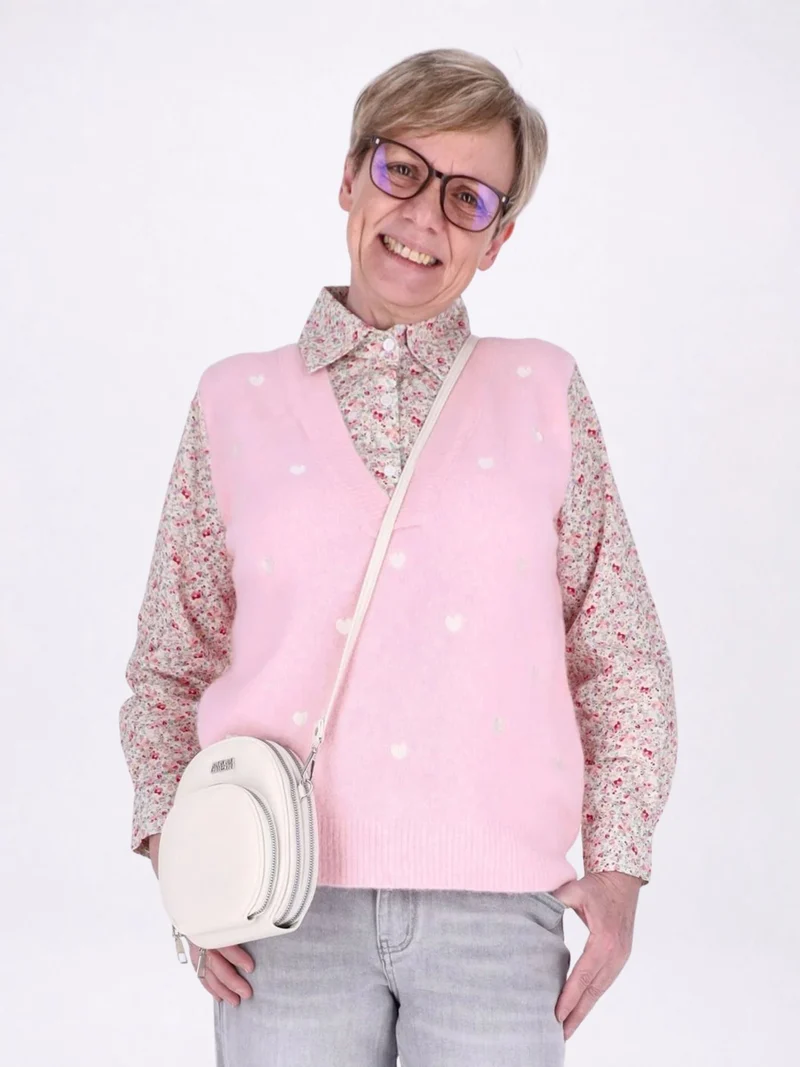 Splash of Color Strick Pullunder Damen