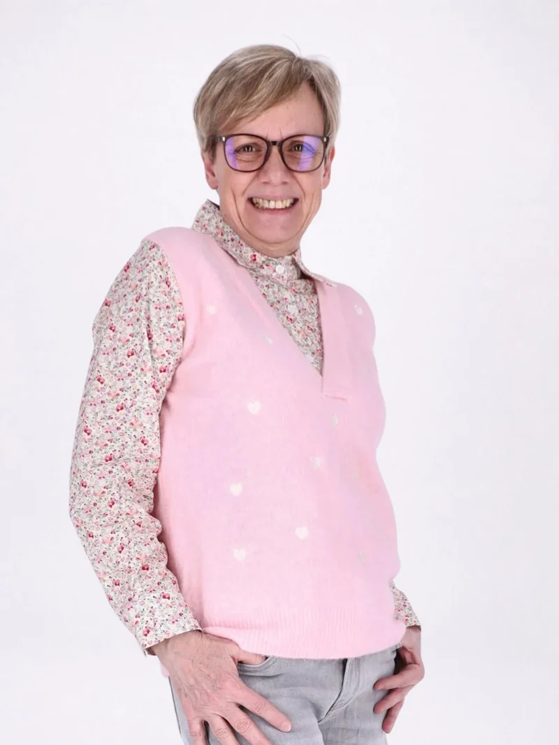Splash of Color Strick Pullunder Damen