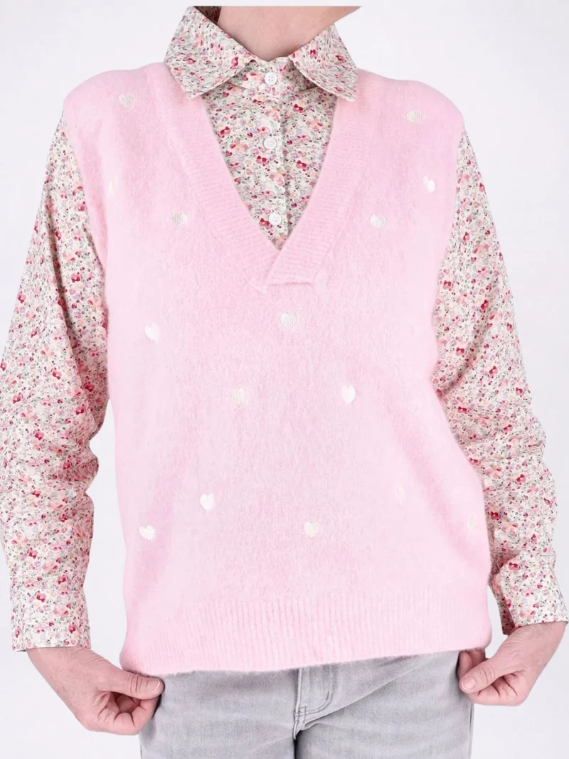 Splash of Color Strick Pullunder Damen