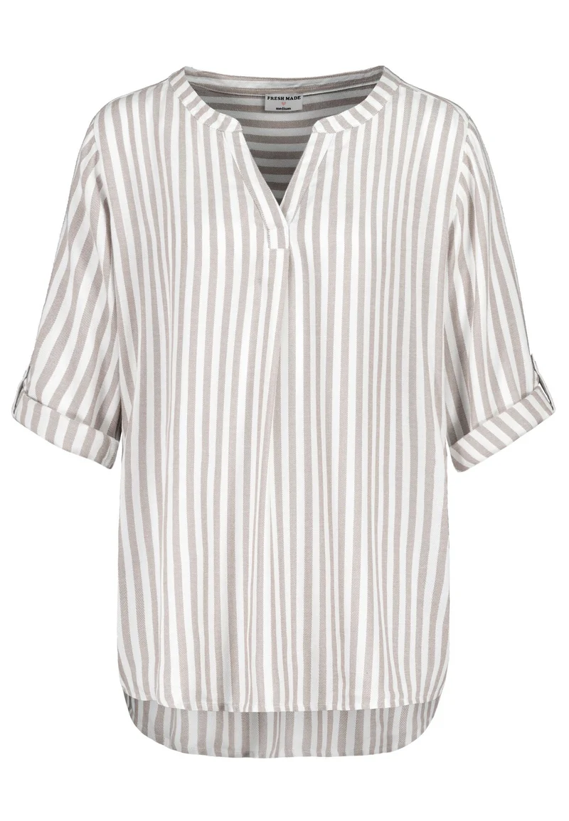 Authentic Style Damen Bluse langarm
