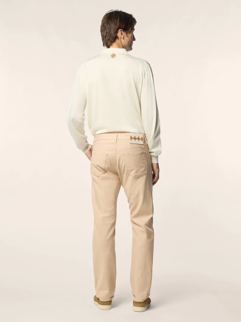 Wool Jacquard Polo