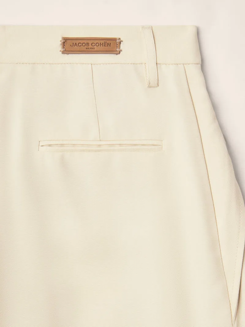 Vicky – Pants in Viscose-Silk Canvas