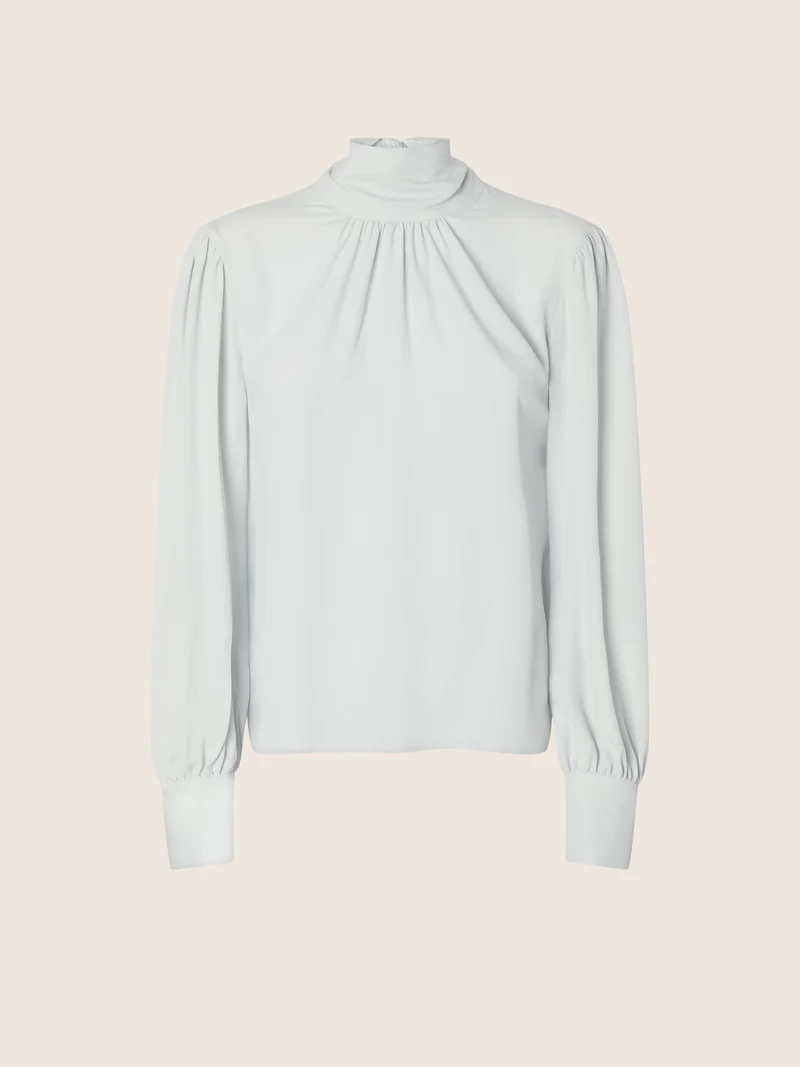 Silk-Blend Chiffon Blouse