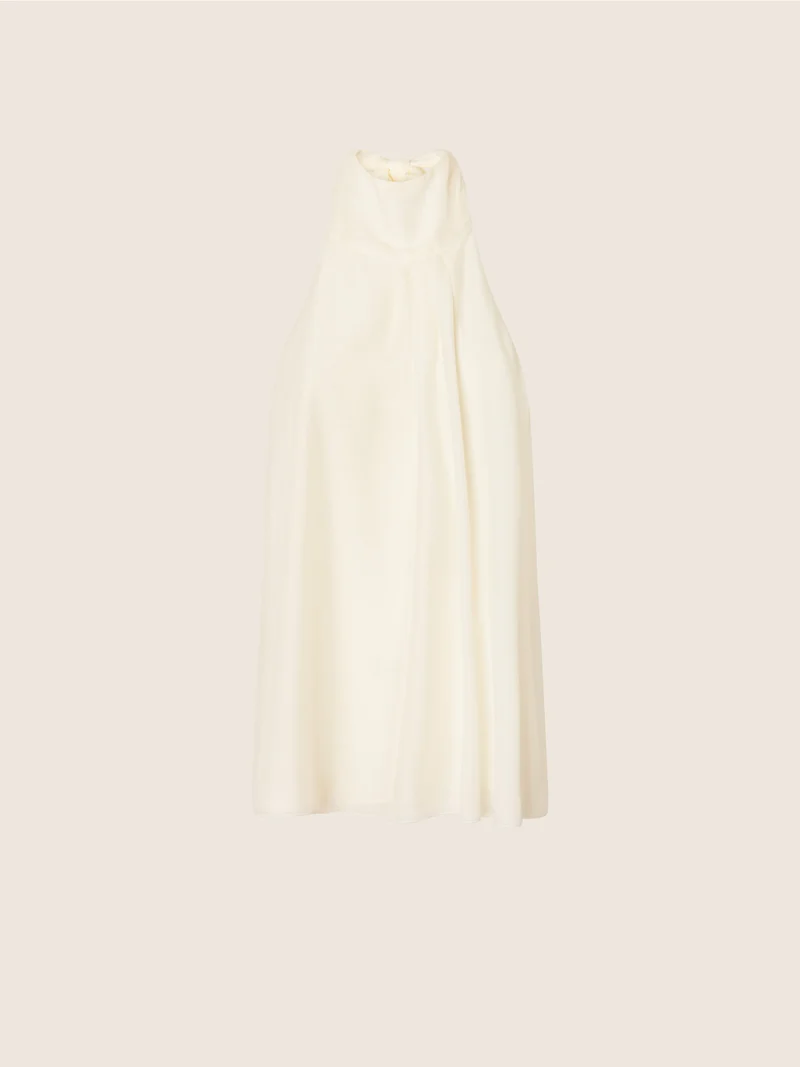 Wool and Silk Chiffon Top