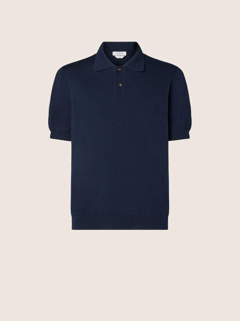 Polo Shirt in Brushed Cotton