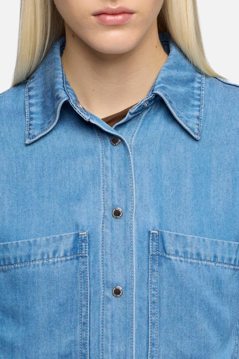 MILITARY SHIRT in Denim Celestial