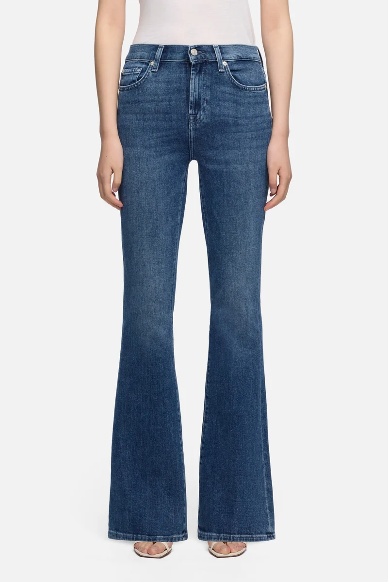 HIGH WAIST ALI in Denim Flux