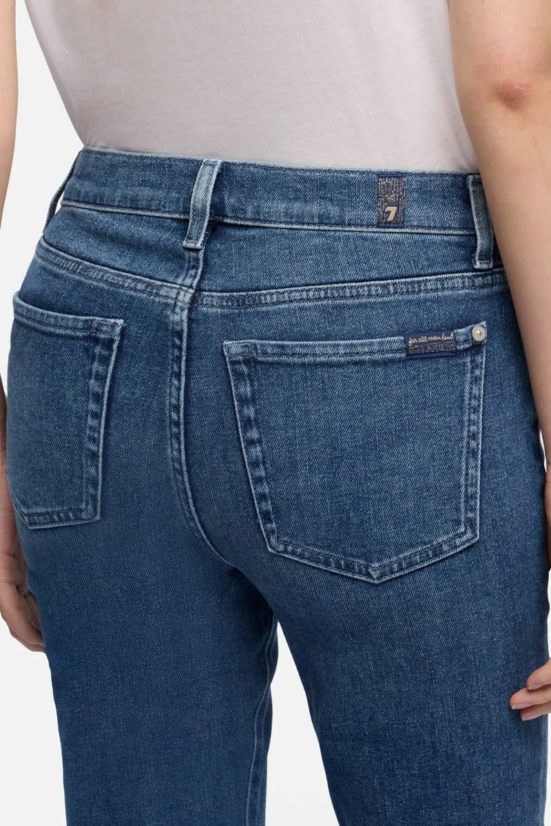 HIGH WAIST ALI in Denim Flux