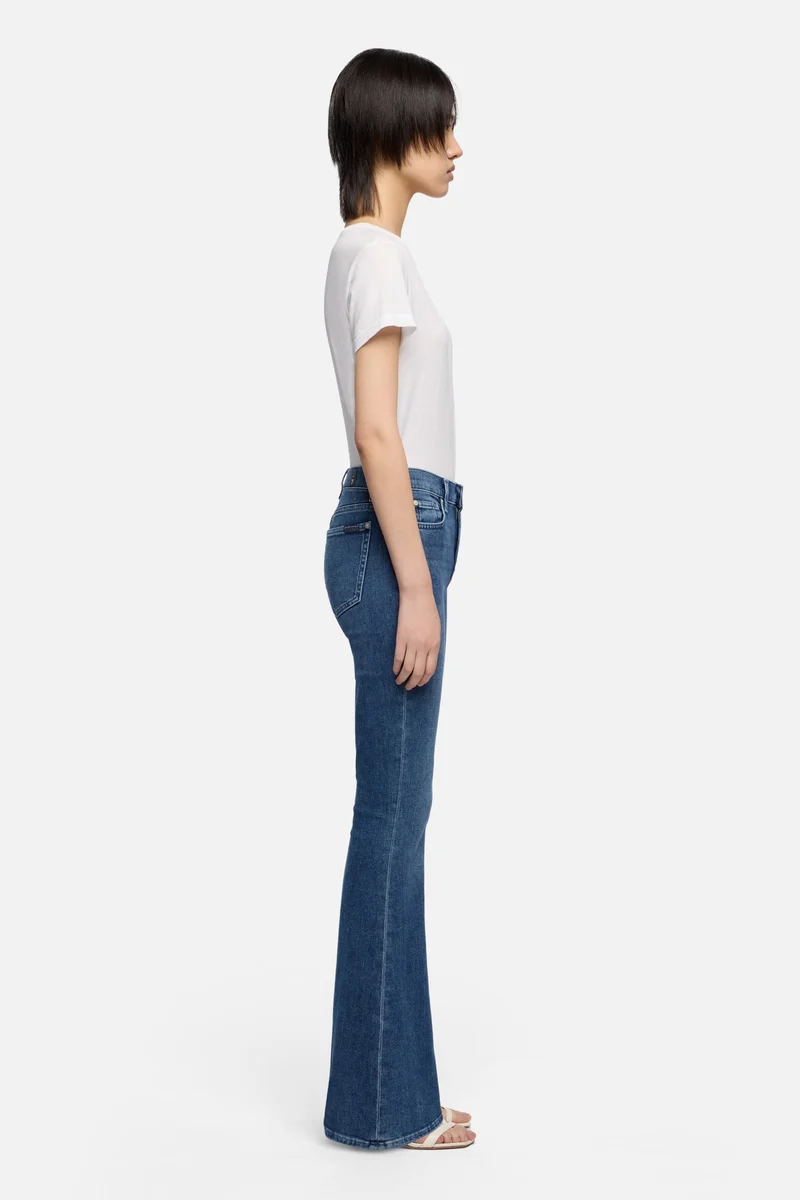HIGH WAIST ALI in Denim Flux