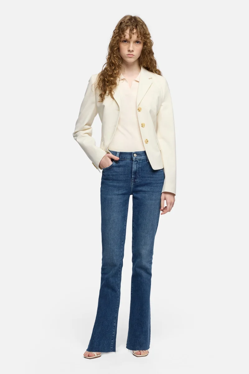 TAILORLESS BOOTCUT in Denim Flux