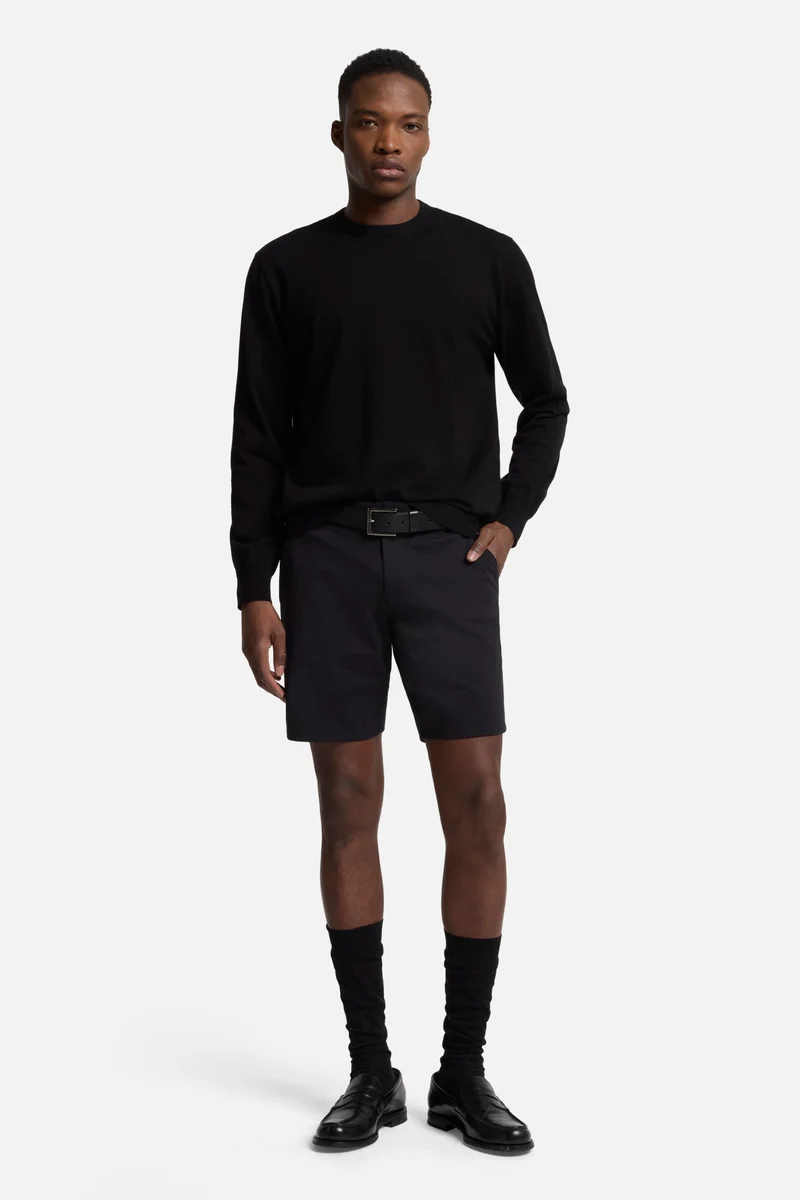 Double Knit Short in Black