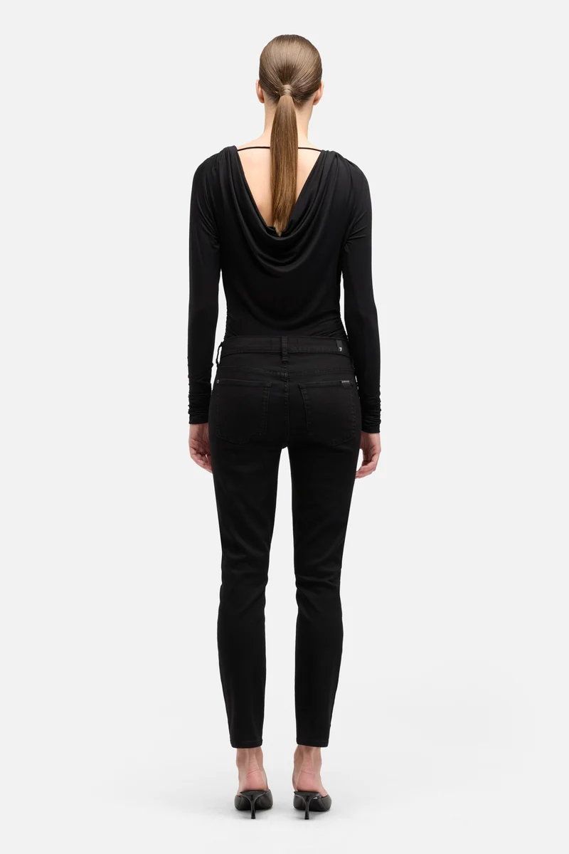 B(air) Ankle Skinny in Rinsed Black