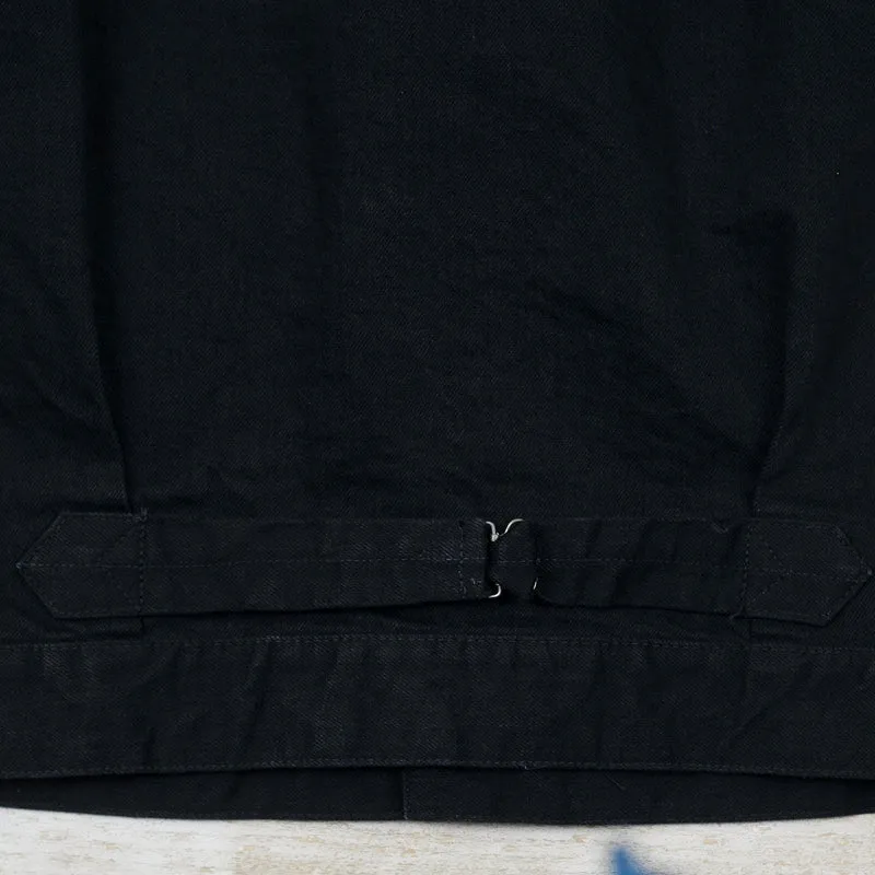 15 oz. Black Denim Pleats Jacket